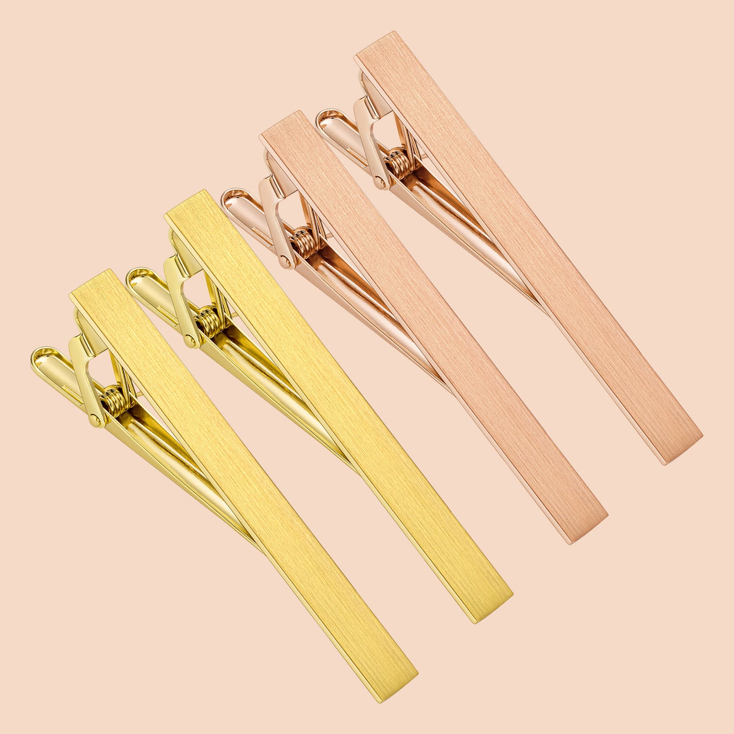 HAWSON 2.5 Inch Tie Clip Sets for Men