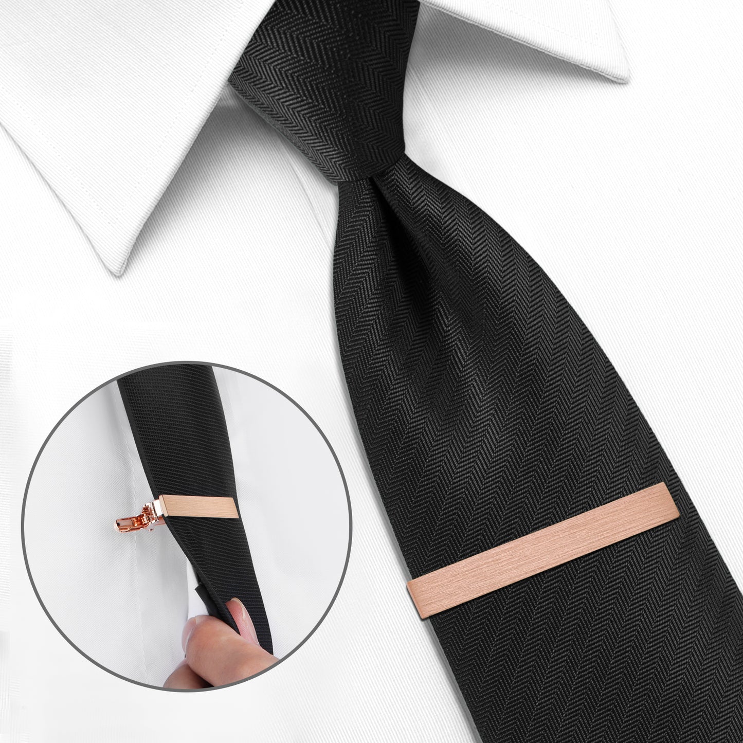 Juegos de pinzas para corbata HAWSON de 2 pulgadas para hombres