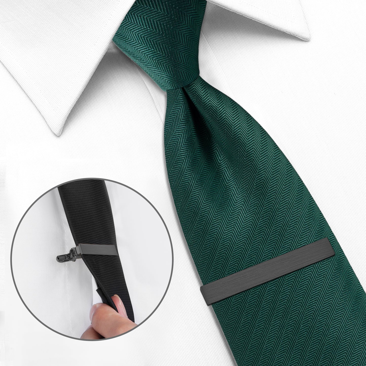 Juegos de pinzas para corbata HAWSON de 2 pulgadas para hombres
