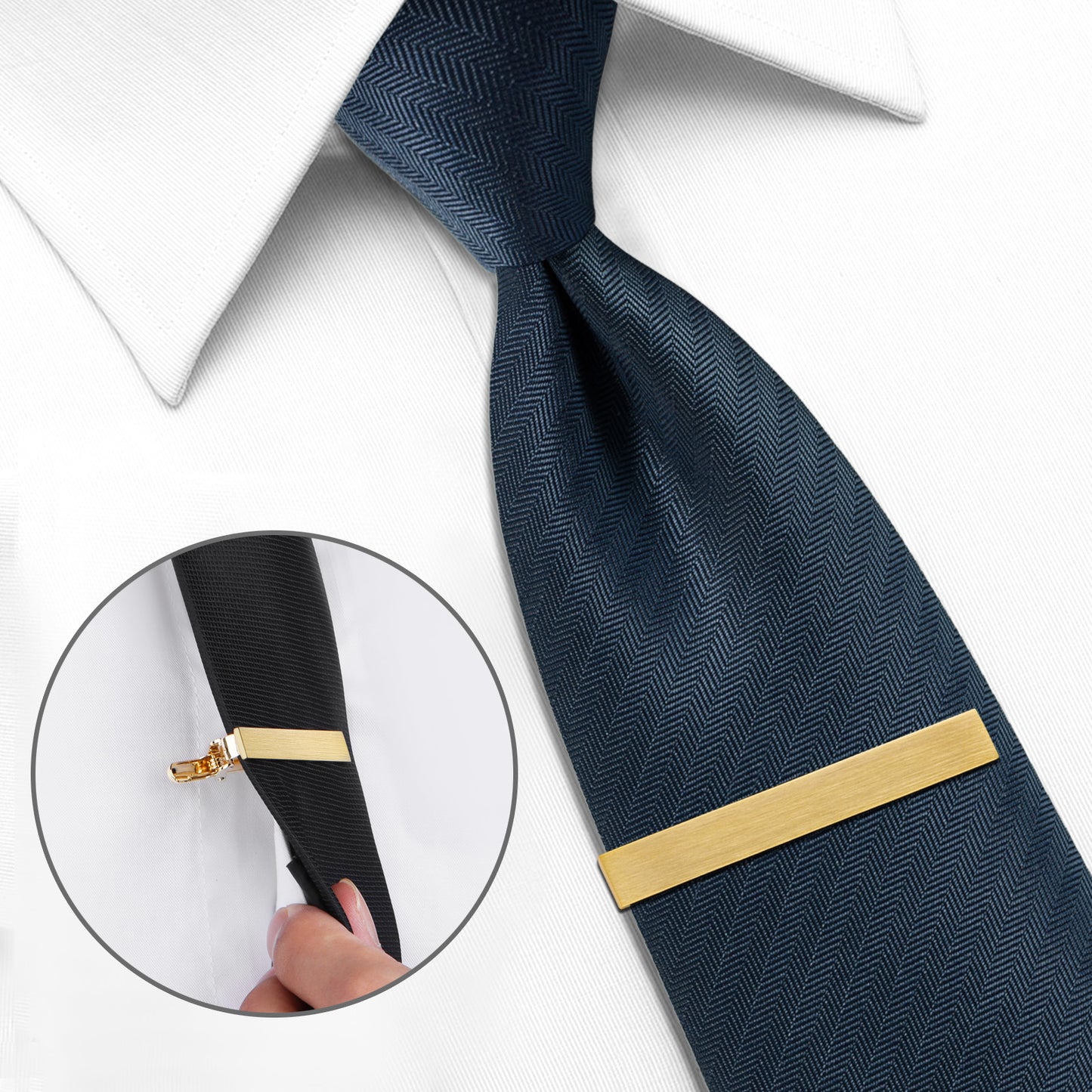 Juegos de pinzas para corbata HAWSON de 2 pulgadas para hombres