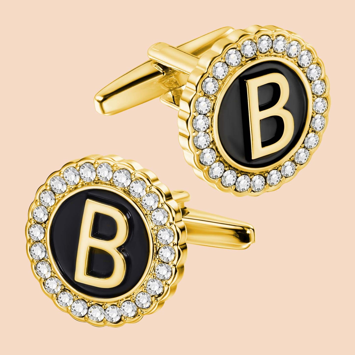 Gemelos con inicial en tono dorado de HAWSON para hombre