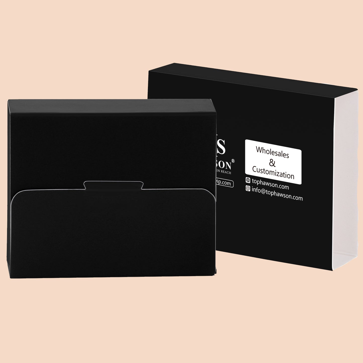 HAWSON Silver Tone Cute Initial Earrings