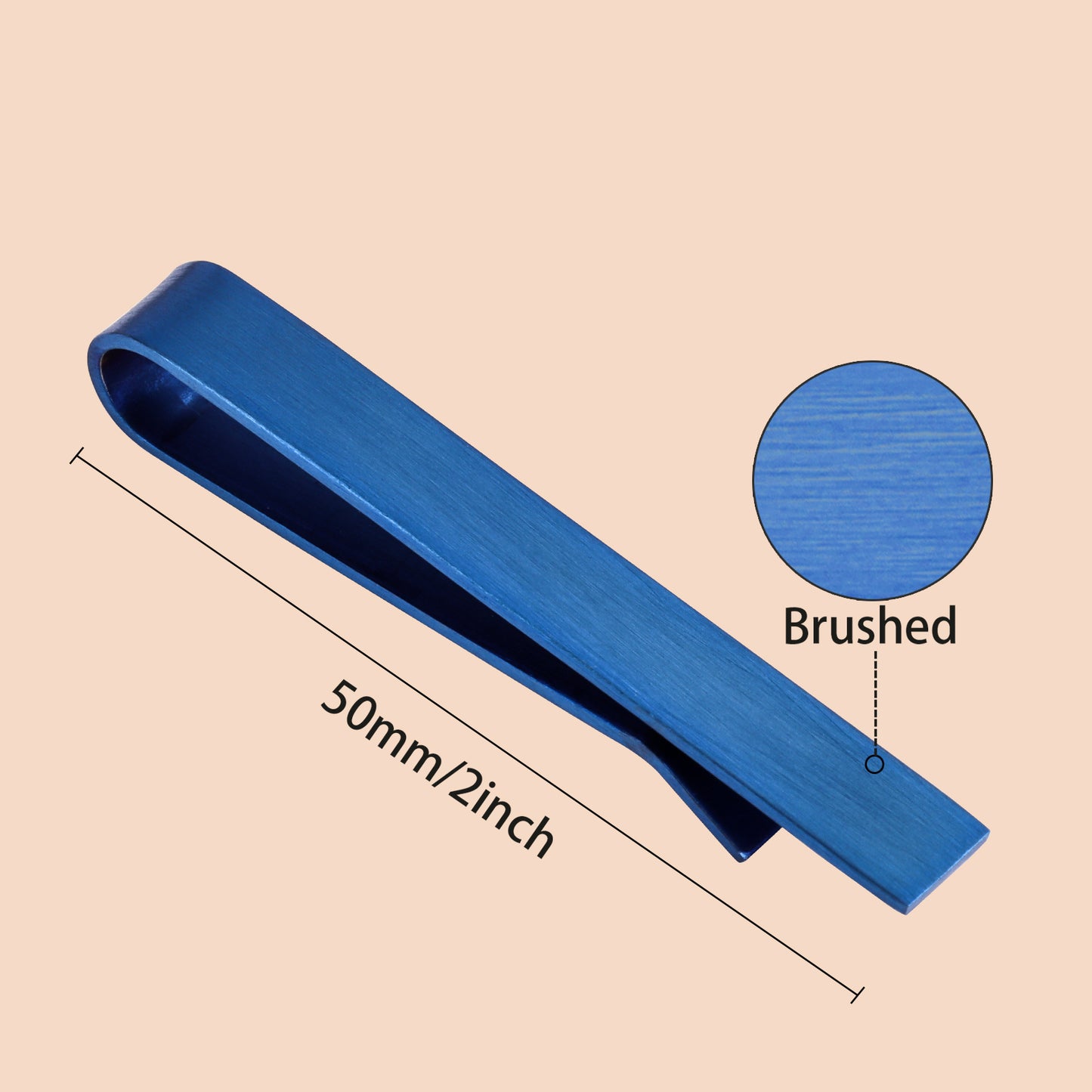 Juegos de pinzas para corbata HAWSON de 2 pulgadas para hombres