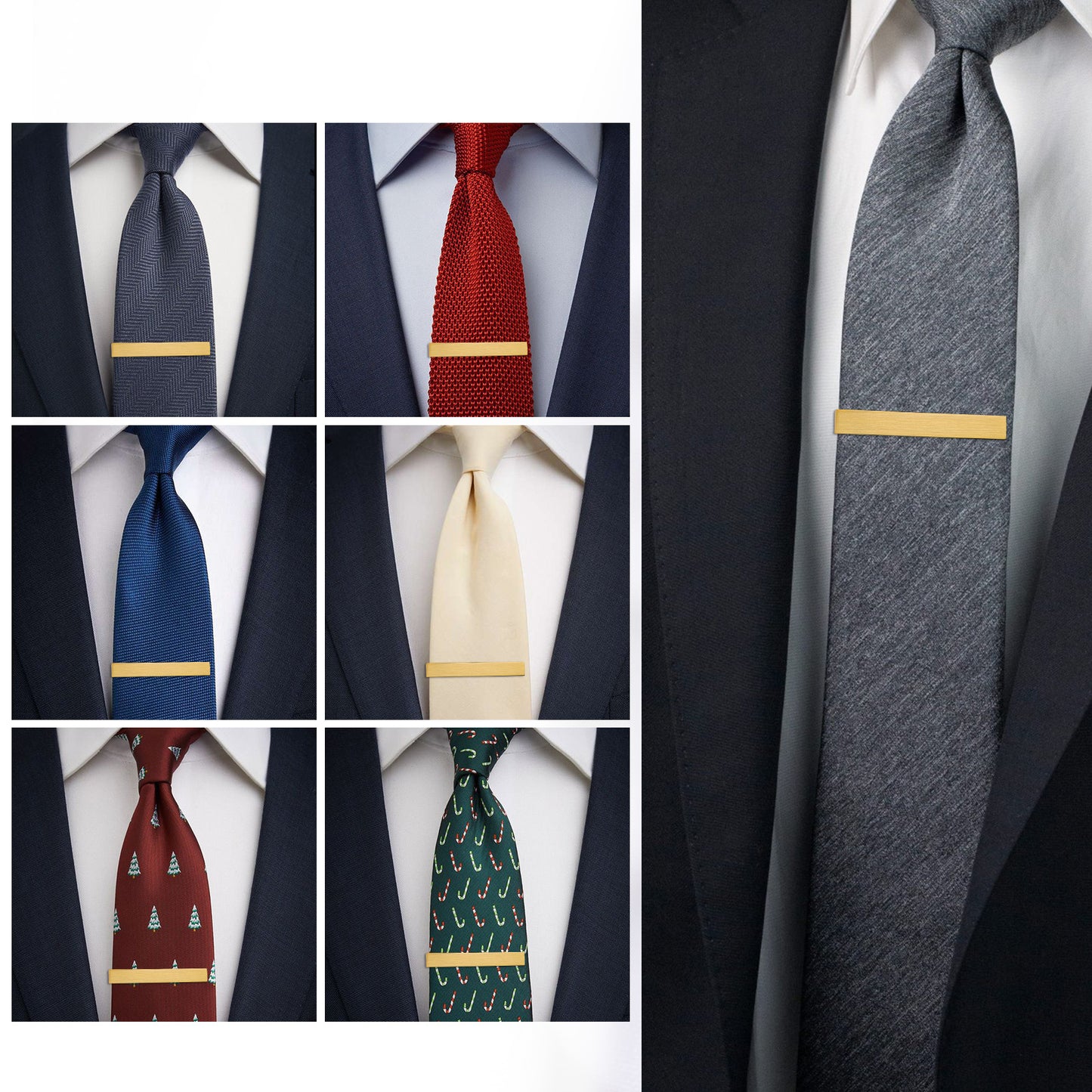 Juegos de pinzas para corbata HAWSON de 2 pulgadas para hombres