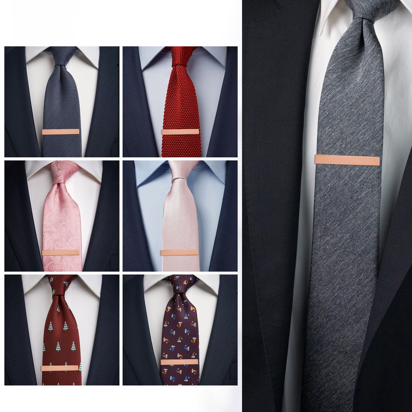 Juegos de pinzas para corbata HAWSON de 2 pulgadas para hombres