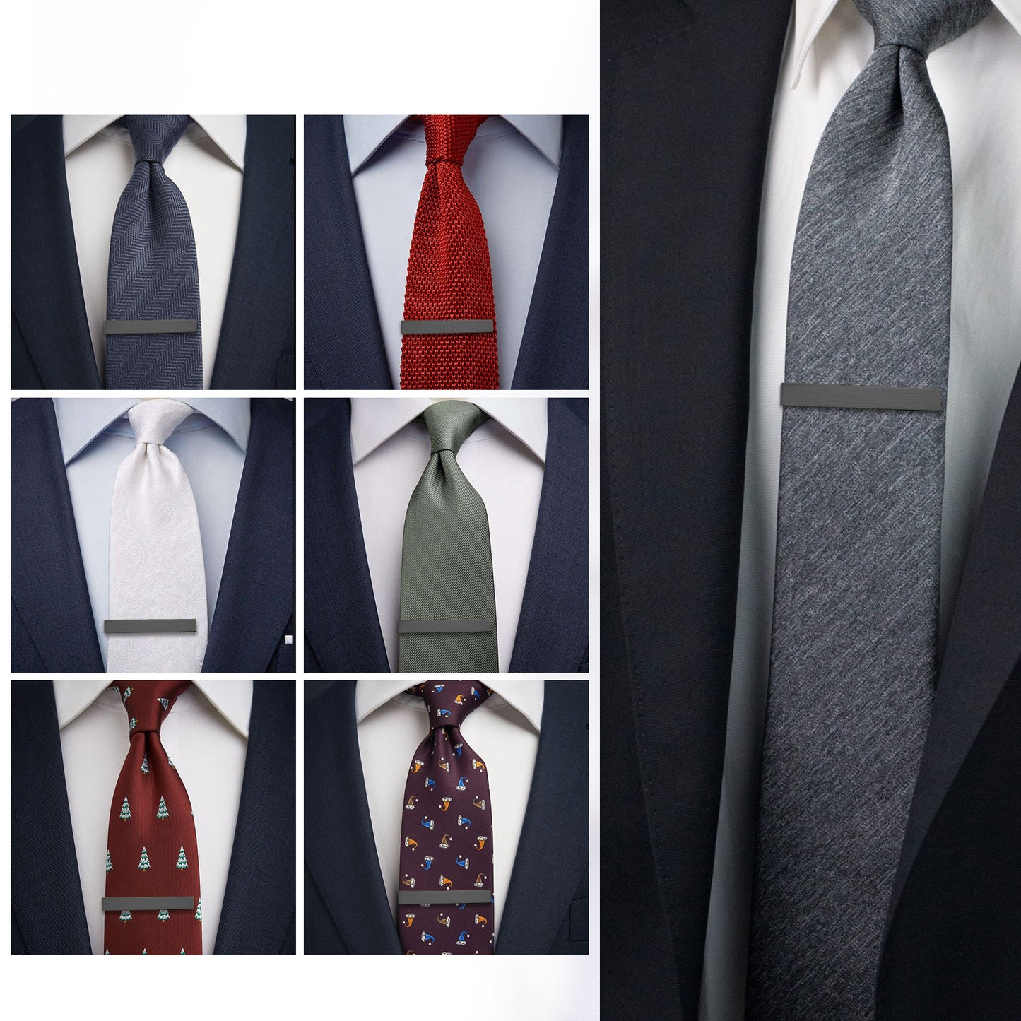 Juegos de pinzas para corbata HAWSON de 2 pulgadas para hombres