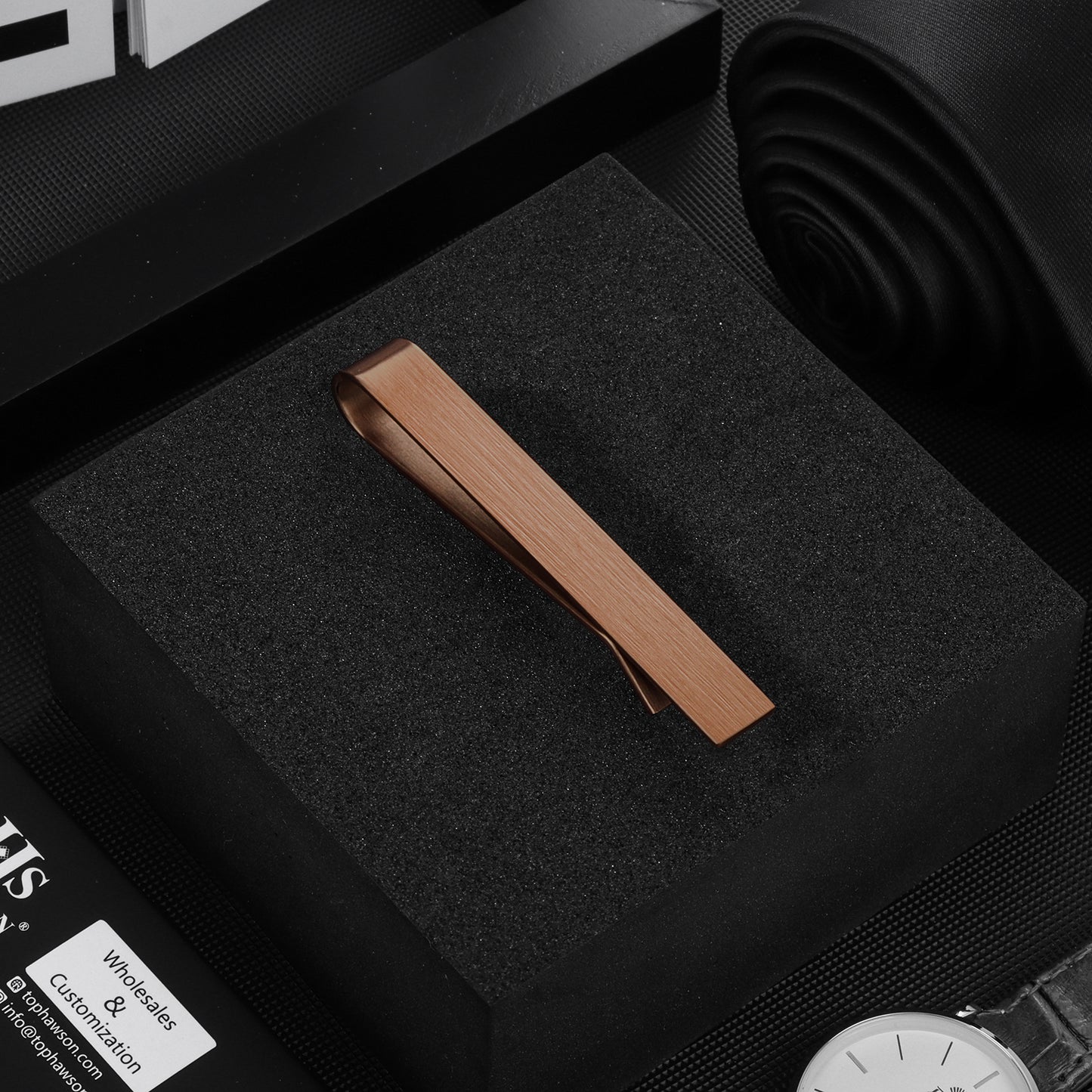 Juegos de pinzas para corbata HAWSON de 2 pulgadas para hombres