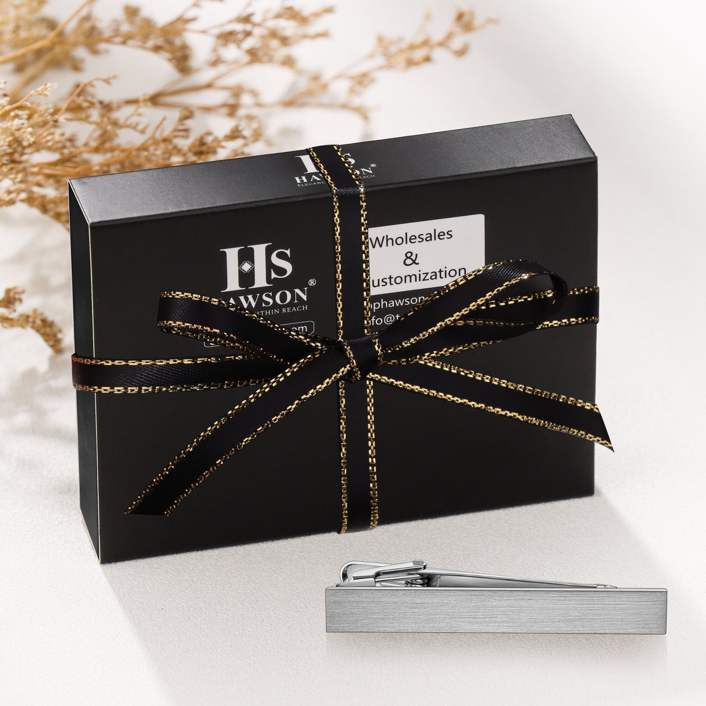 Juegos de pinzas para corbata HAWSON de 2 pulgadas para hombres