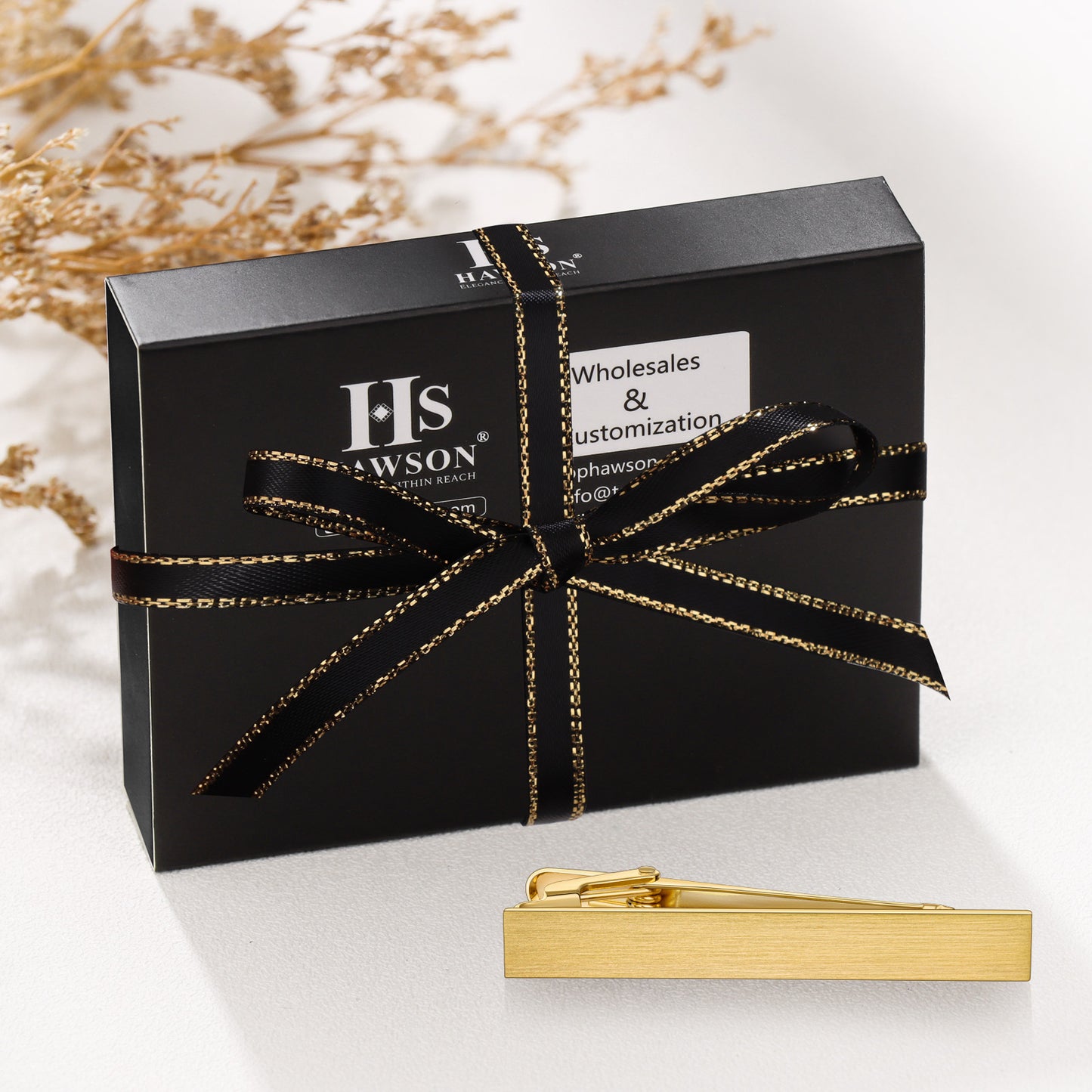 Juegos de pinzas para corbata HAWSON de 2 pulgadas para hombres