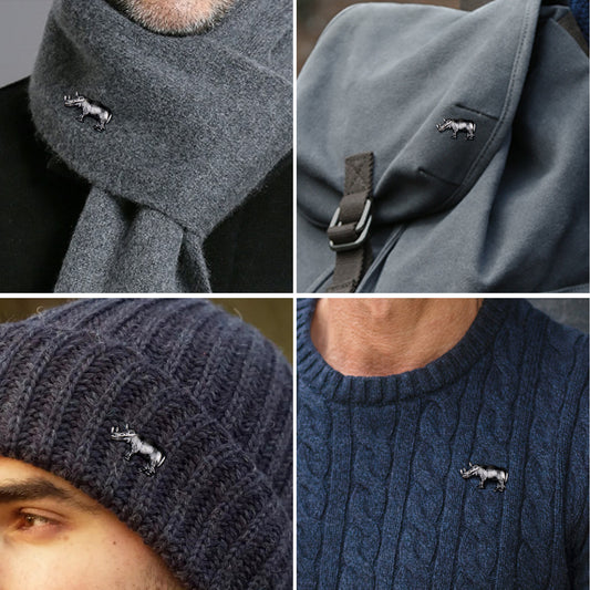 Broche de rinoceronte HAWSON