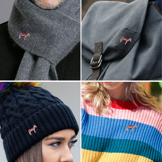 Broche de cebra de HAWSON