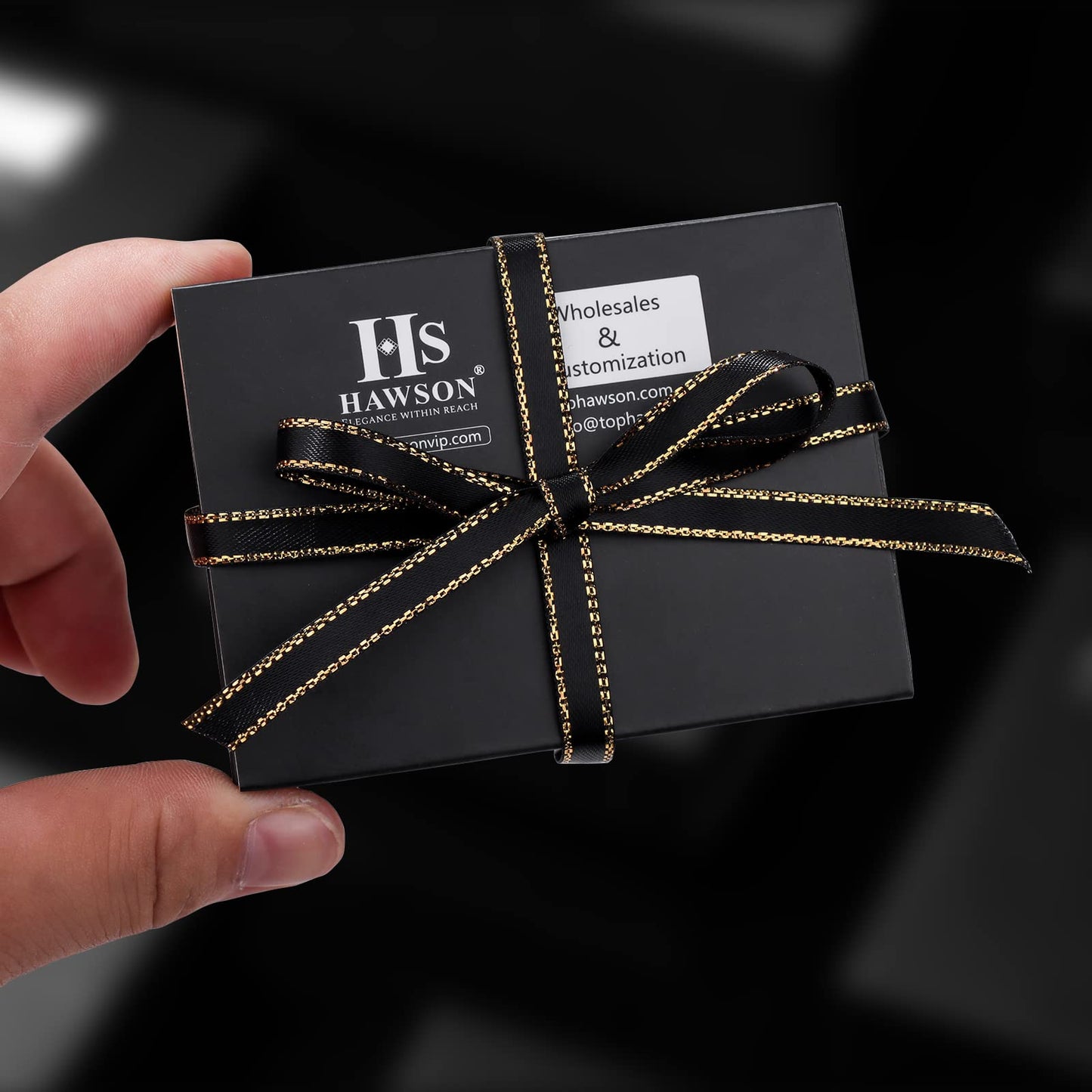Alfiler de corbata de cristal HAWSON para hombre