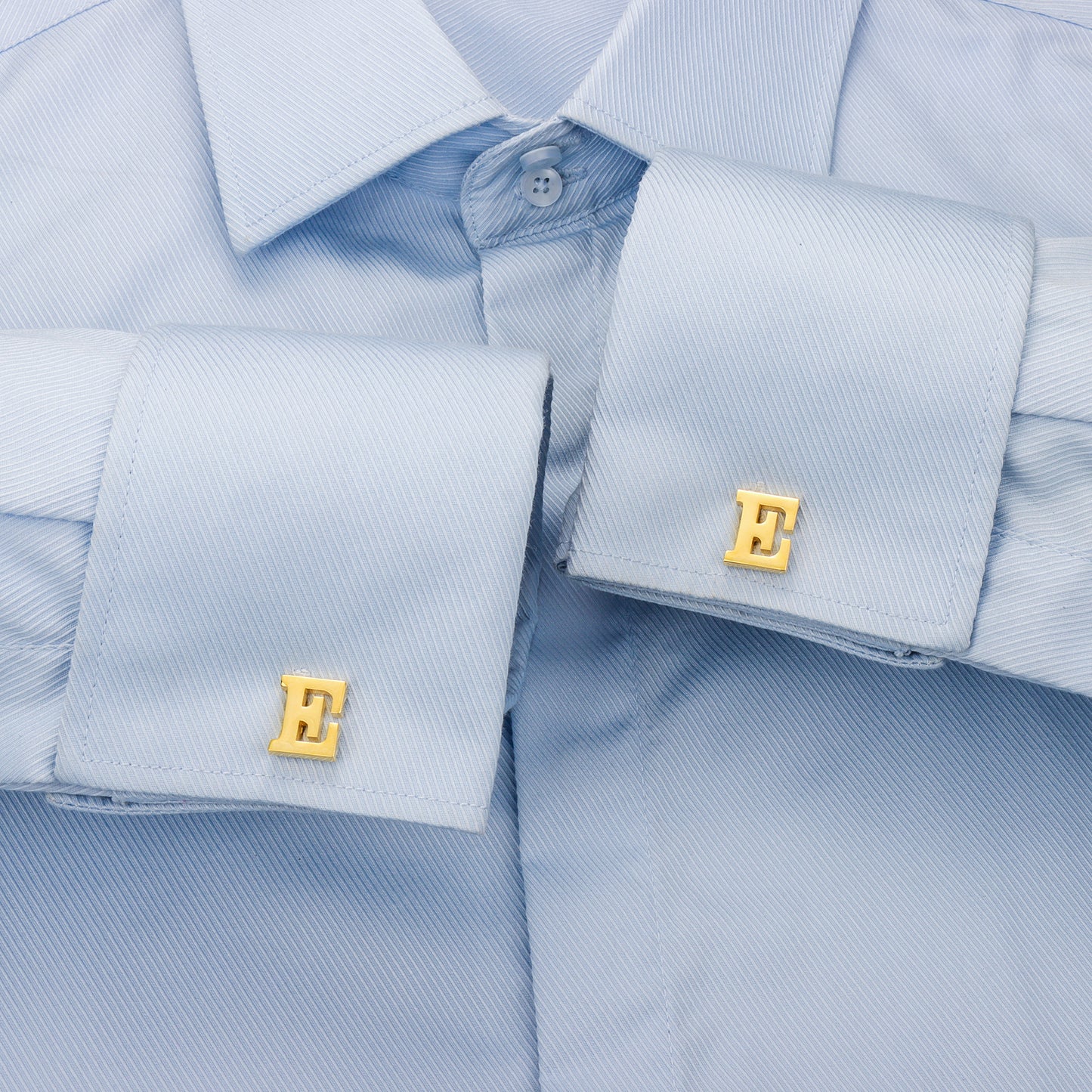 HAWSON Gold Tone Initial Cufflinks for Men