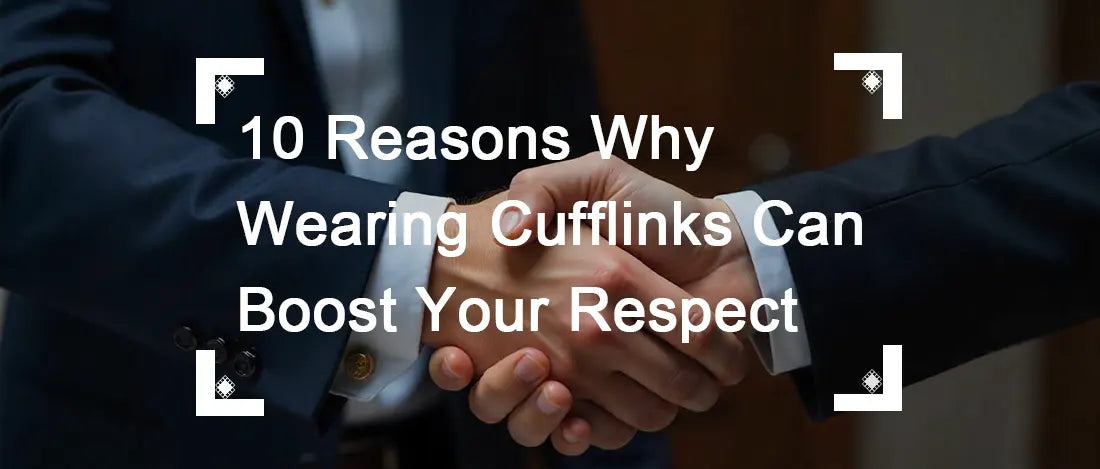 10 Reasons Why Wearing Cufflinks Can Boost Your Respect and Style