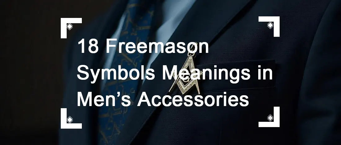 18 Freemason Symbols Meanings in Men’s Accessories