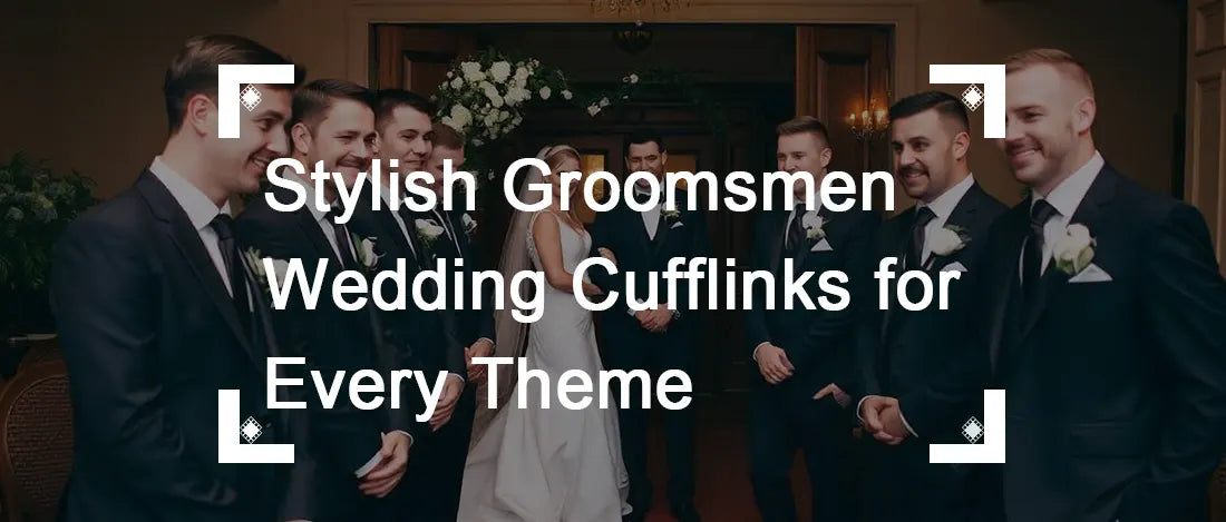 Stylish Groomsmen Wedding Cufflinks for Every Theme