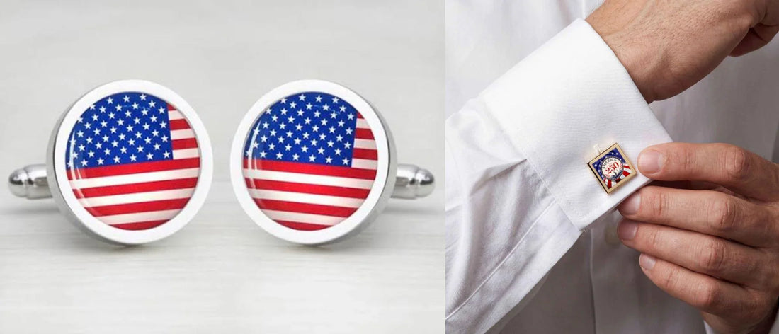 American Golden Age: Luxury Cufflinks &amp; Tie Clips for High-End Business Banquets