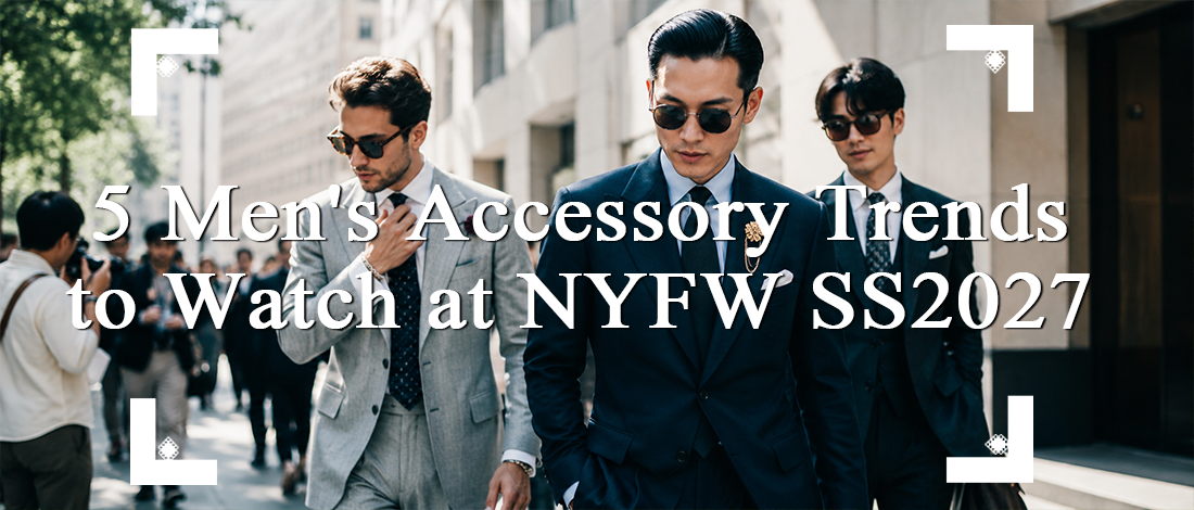 Men's accessory trends to watch at New York Fashion Week SS2027