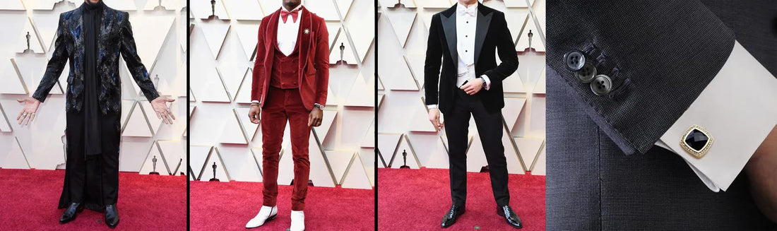 Red Carpet Accessories for Men: Cufflinks, Tuxedo Studs & Lapel Pins
