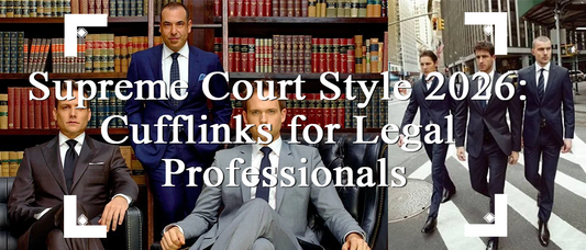 Supreme Court Style 2026 featuring cufflinks and formal attire for legal professionals