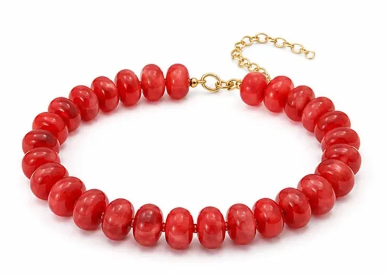 High-Quality Marble Bead Choker | 6 Colors | MOQ6