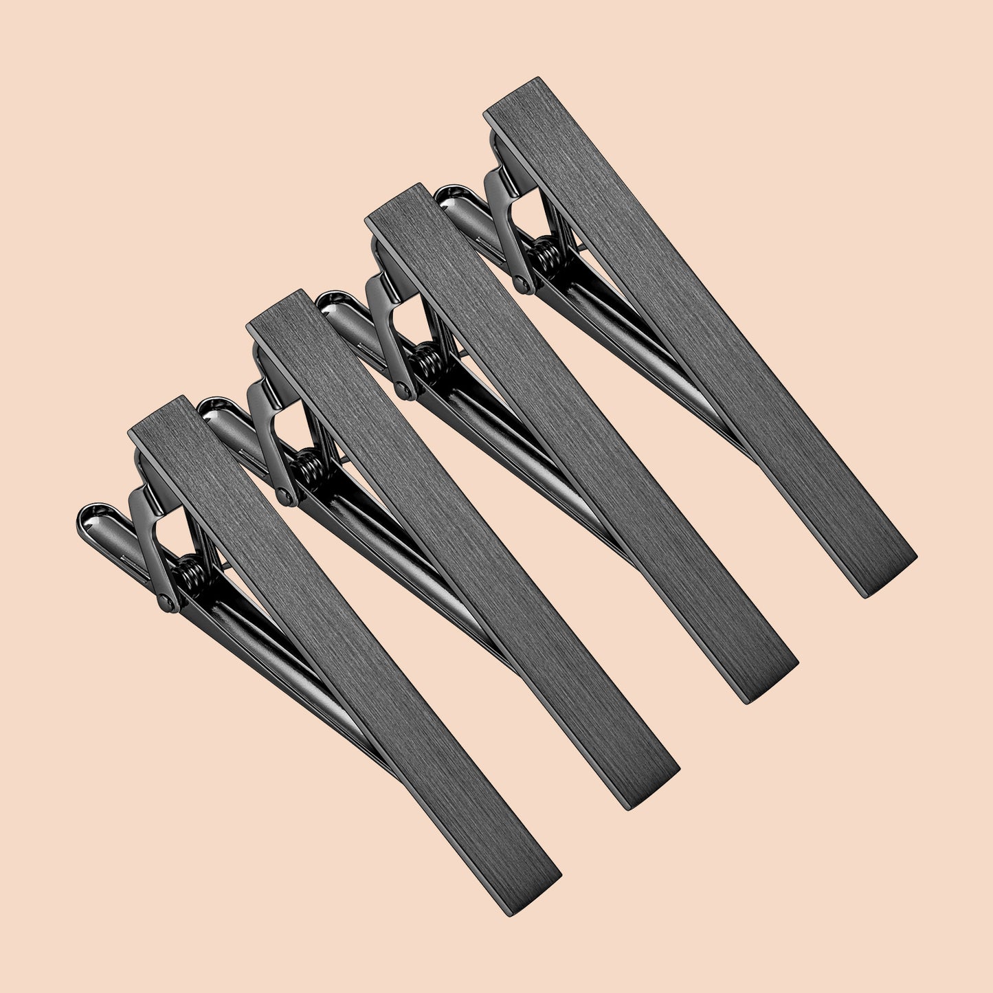 HAWSON 2.5 Inch Tie Clip Sets for Men