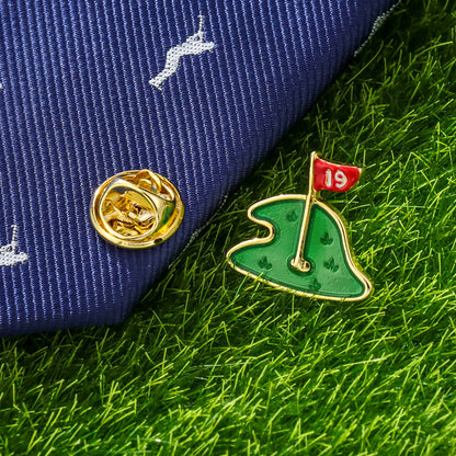 Golf Green Grass (Field) Brooch for men