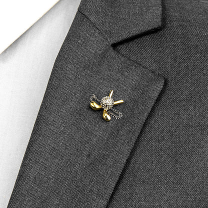 Classic Golf Brooches for men