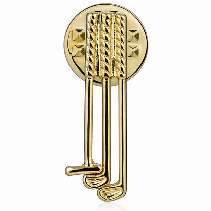 Golf club set brooches for men