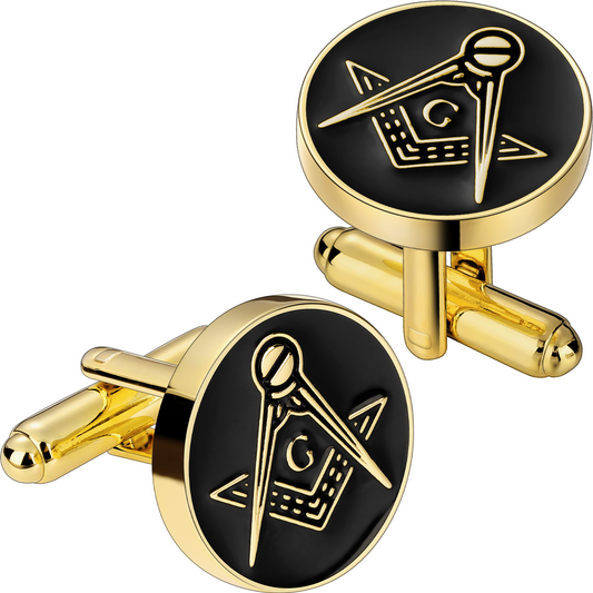 Freemason Masonic Enamel Cufflinks for men