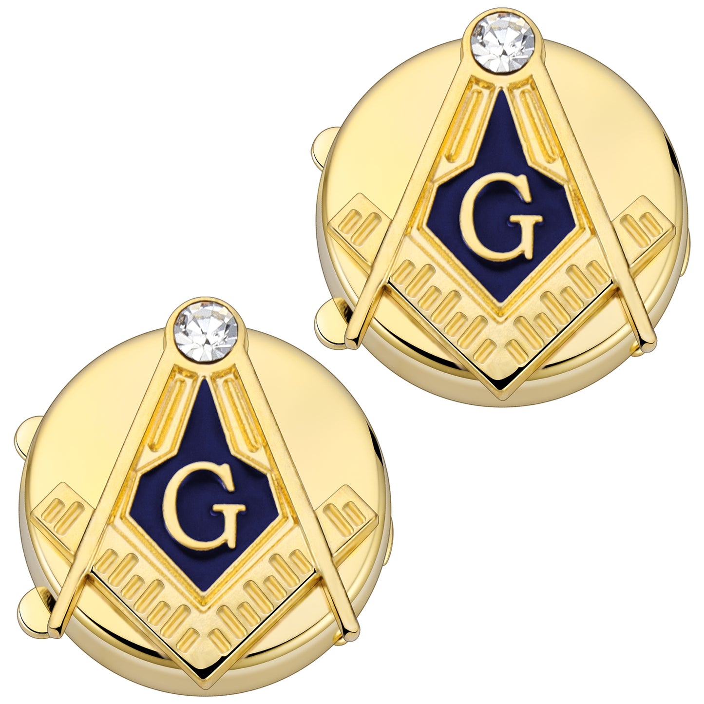 HAWSON Freemason Masonic Button Covers for Men shirts