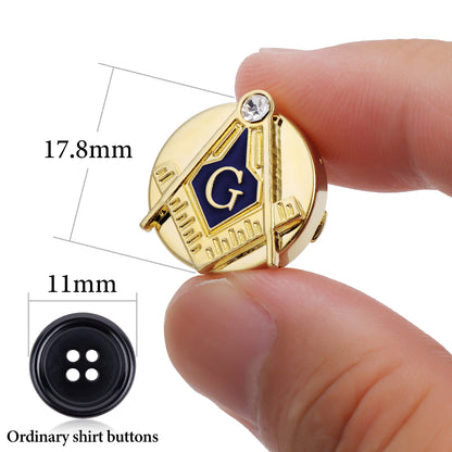 HAWSON Freemason Masonic Button Covers for Men shirts