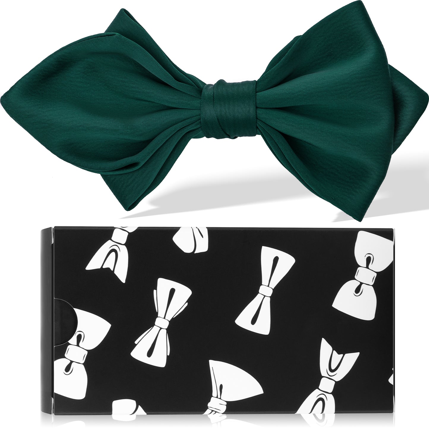 dark green Bow Tie Adjustable Bow Tie Mens Adult Bowtie