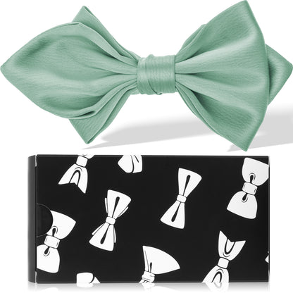 Light green Bow Tie Adjustable Bow Tie Mens Adult Bowtie