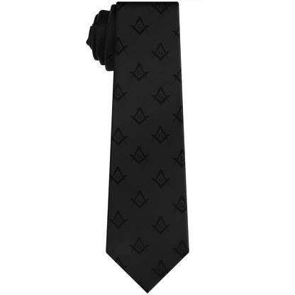 Freemason Masonic neckties for men ,Black Masonic neckties Gifts for Men