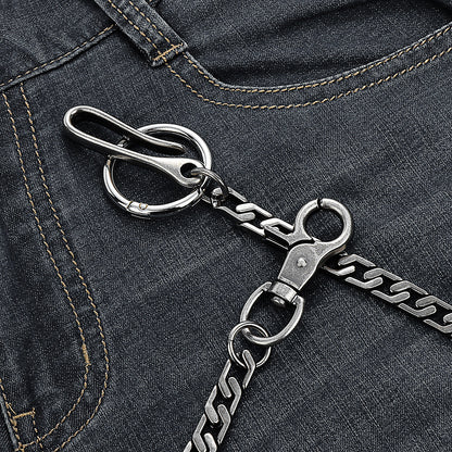 Metal Keychain Wallet Belt Chain for men women Waist Key Chain Wallet Jeans Hip-hop Pants