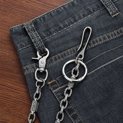 Metal Keychain Wallet Belt Chain for men women Waist Key Chain Wallet Jeans Hip-hop Pants