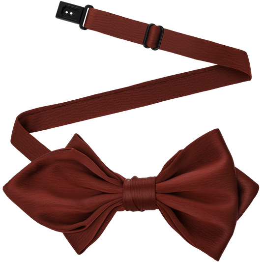 Chocolate color Bow Tie Adjustable Bow Tie Mens Adult Bowtie