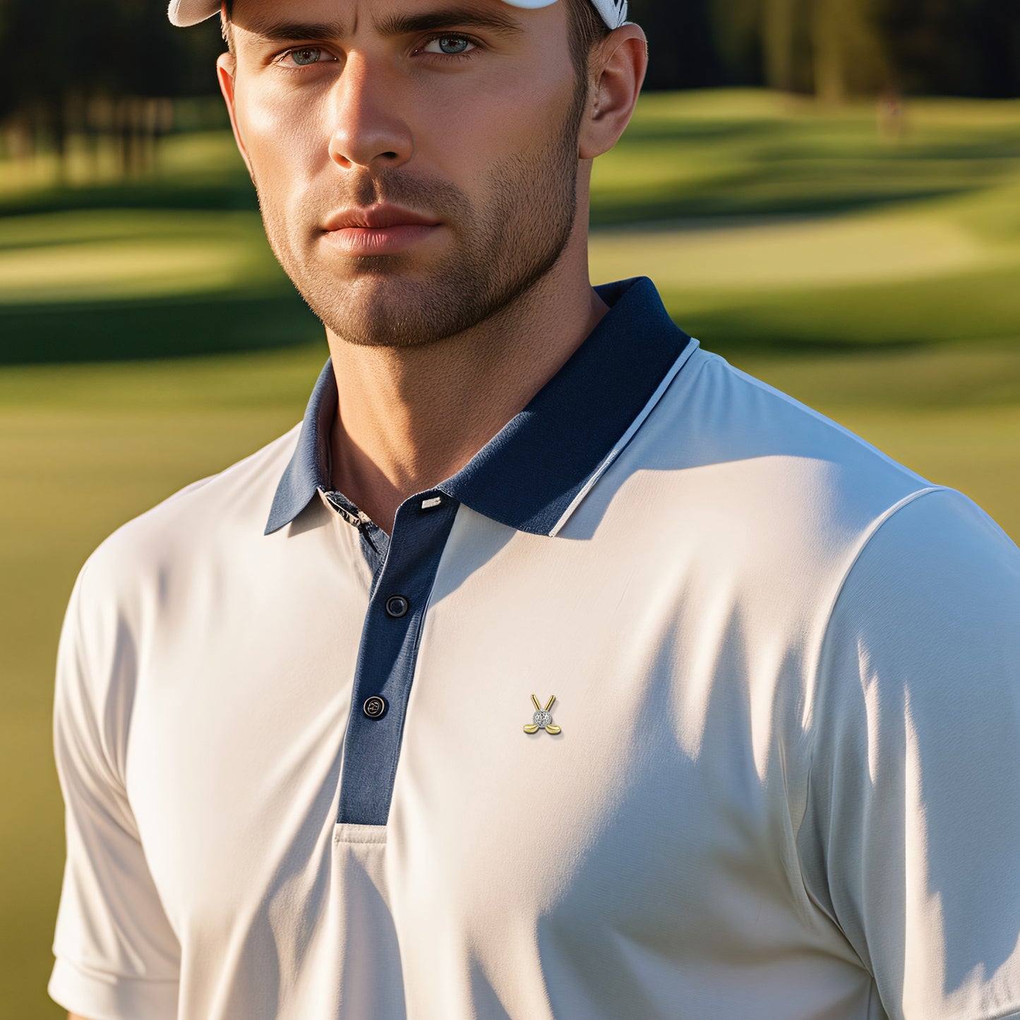 Classic Golf Brooches for men