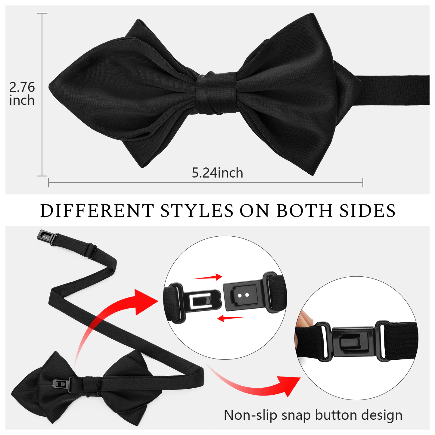 Adjustable Bow Tie Mens Adult Bowtie Wedding Accessories Party Bowtie Classic Adult Multicolor Adjust Neck Fashion Bow Tie