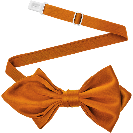 Orange Bow Tie Adjustable Bow Tie Mens Adult Bowtie