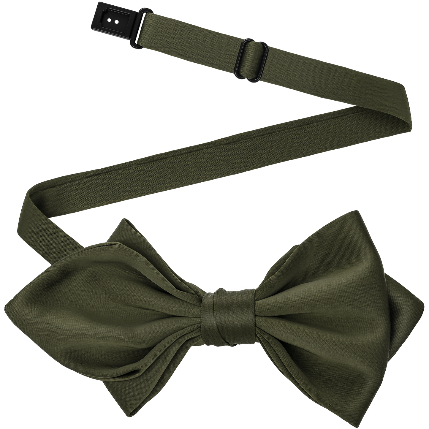 army green Bow Tie Adjustable Bow Tie Mens Adult Bowtie