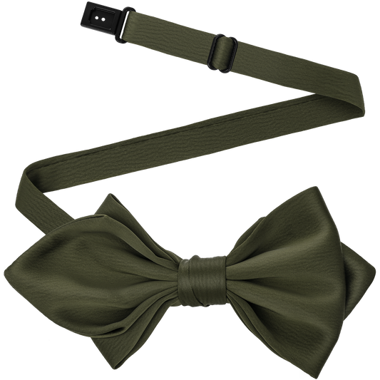 army green Bow Tie Adjustable Bow Tie Mens Adult Bowtie