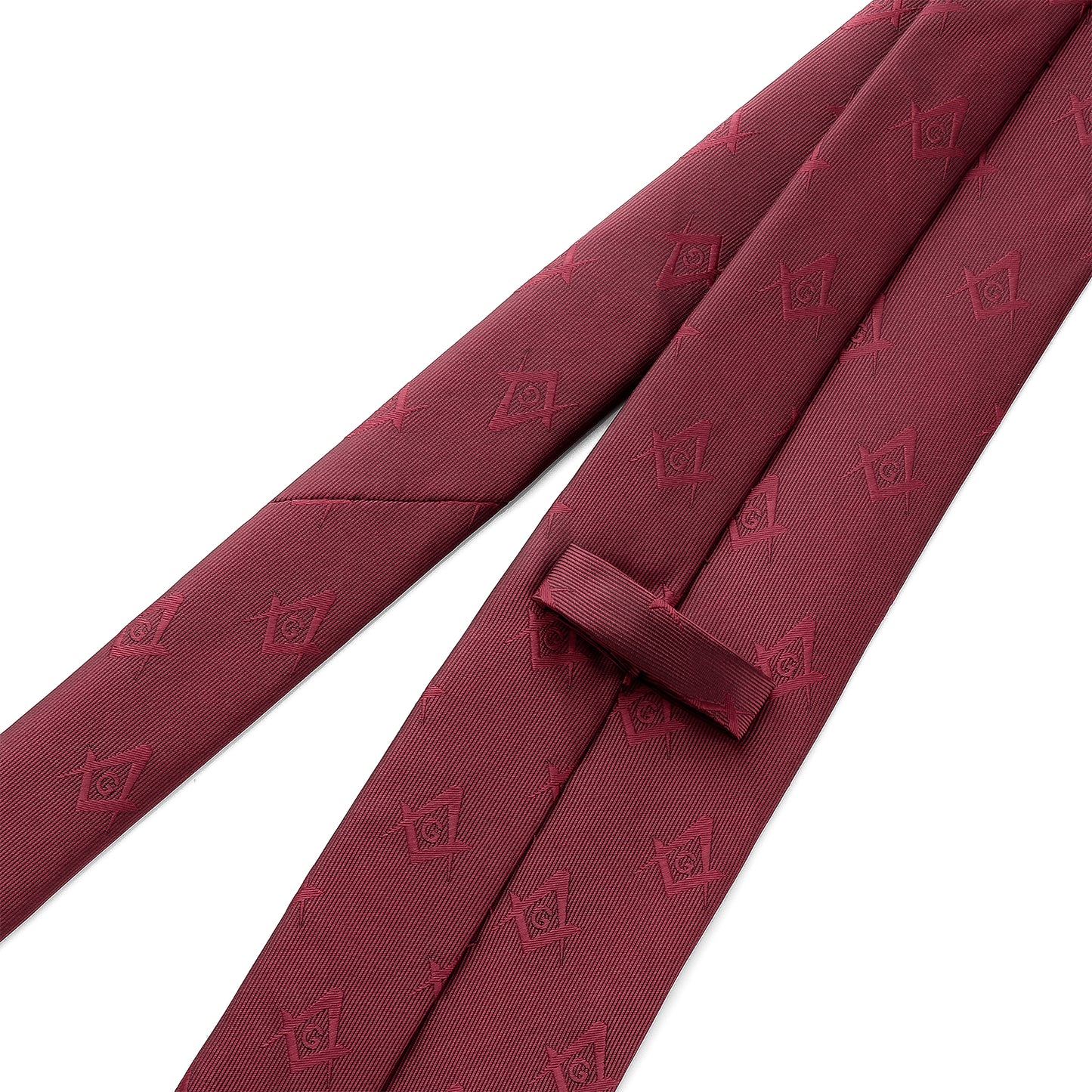 Freemason Masonic neckties for men ,Red Masonic neckties Gifts for Men