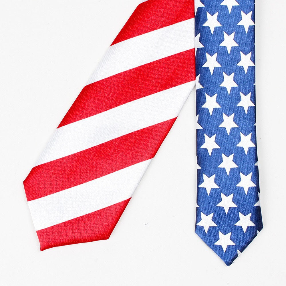 Patriotic Flag Necktie & Bow Tie | USA Flag Formal Ties