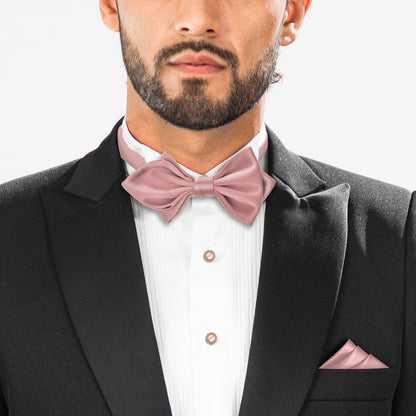 Pink Bow Tie Adjustable Bow Tie Mens Adult Bowtie