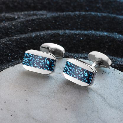 HAWSON Fancy Glazed Stone Cufflinks