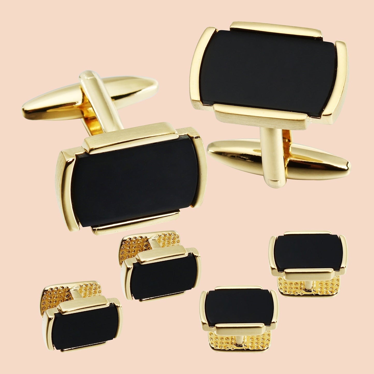 HAWSON Square Cufflinks and Studs set for Men