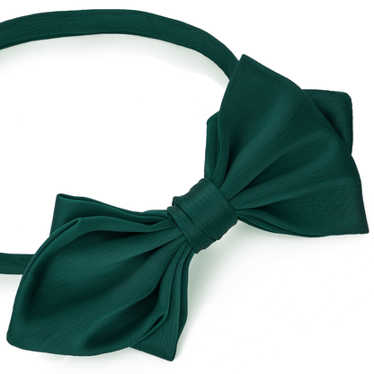 dark green Bow Tie Adjustable Bow Tie Mens Adult Bowtie