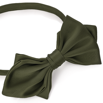 army green Bow Tie Adjustable Bow Tie Mens Adult Bowtie